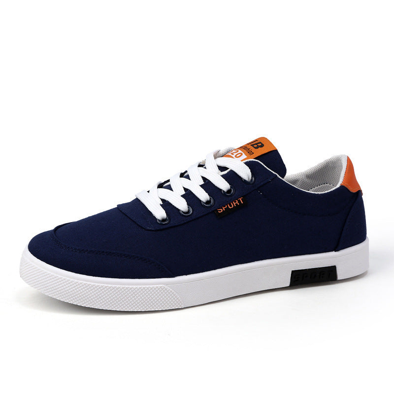 Chaussures en toile pour hommes, polyvalentes et décontractées