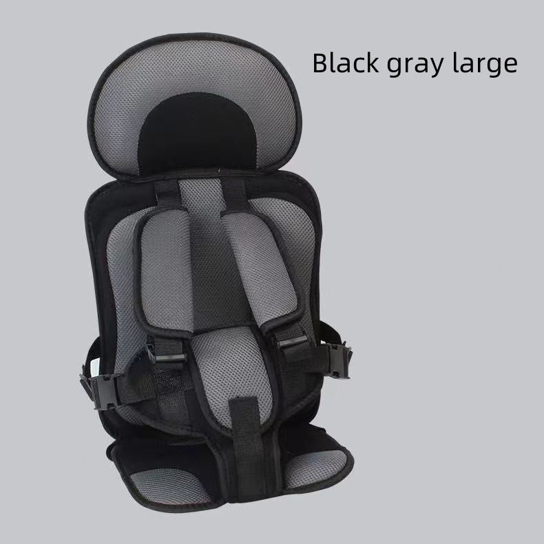 Portable Padded Baby Car Seat Mat with Safety Belt for Comfortable Seating Anywhere