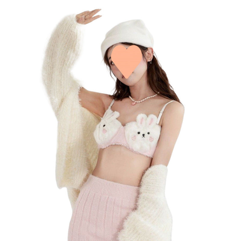 Pure Desire Style Small Chest Push Up Bra Suit