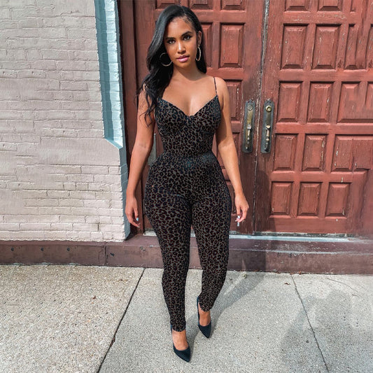 Women's Sexy Sling Slim-fit Buttocks Jumpsuit