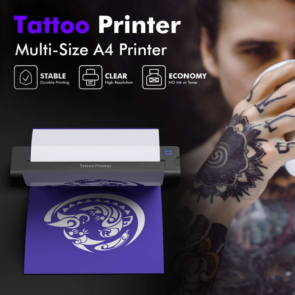 Bluetooth Thermal Tattoo Printer for Mobile Phones with USB Interface