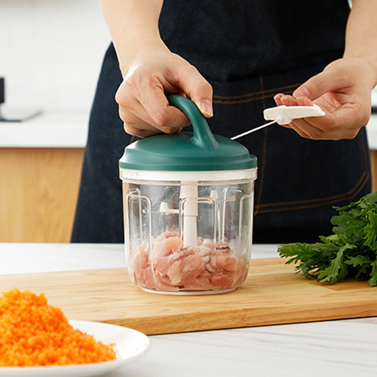 Gray Small Multi-Function Vegetable Chopper for Kitchen