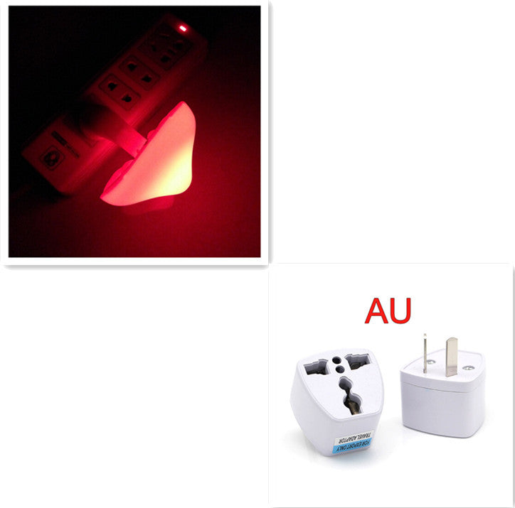 Mushroom LED Night Light with Sensor Warm White EU US Plug Wall Socket Lamp