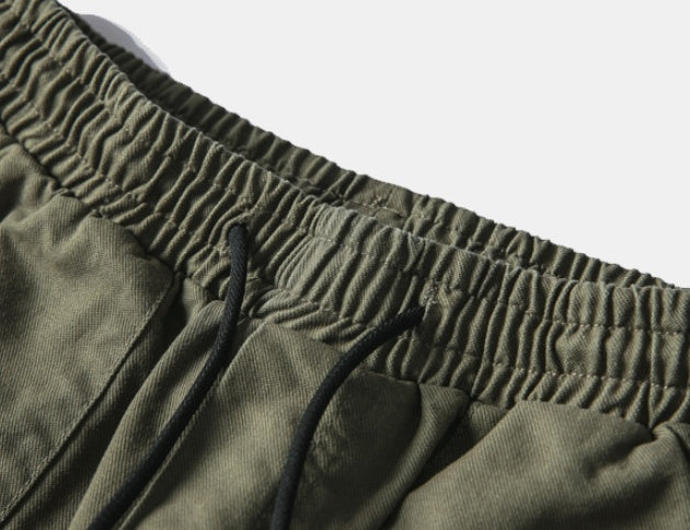 Pantalon en coton polyvalent pour homme salopette style rétro japonais