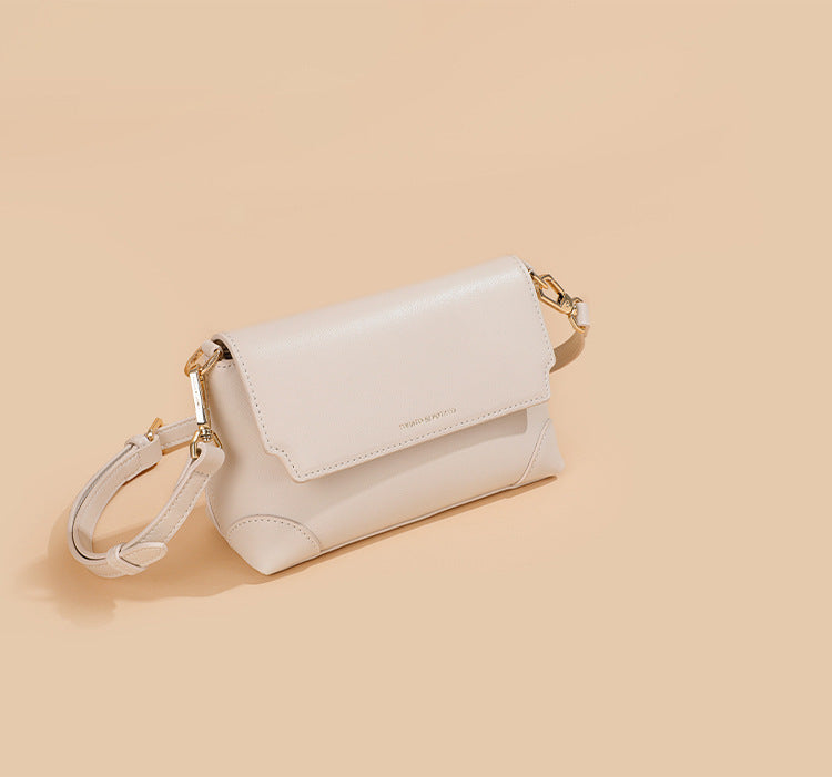 High-Grade Genuine Leather Small Square Crossbody Bag for Women – Spring Style
