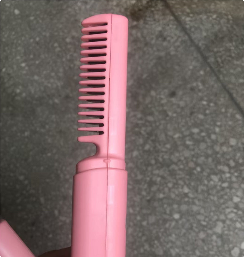 Brosse lissante et bouclante professionnelle sans fil à chauffage rapide et ions négatifs, outil de coiffure