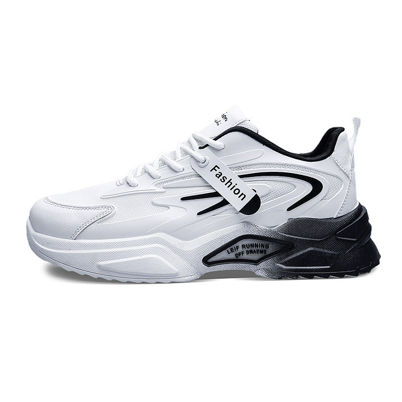 Breathable Mesh Running Shoes with Rubber Sole
