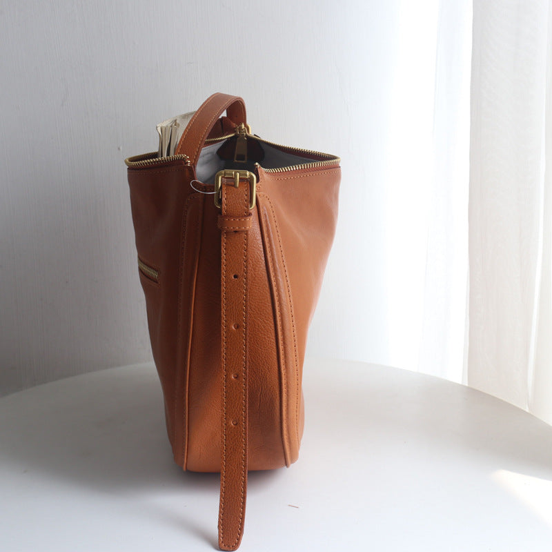 Women's Top Layer Cowhide Casual Shoulder Bag 22x29x8cm
