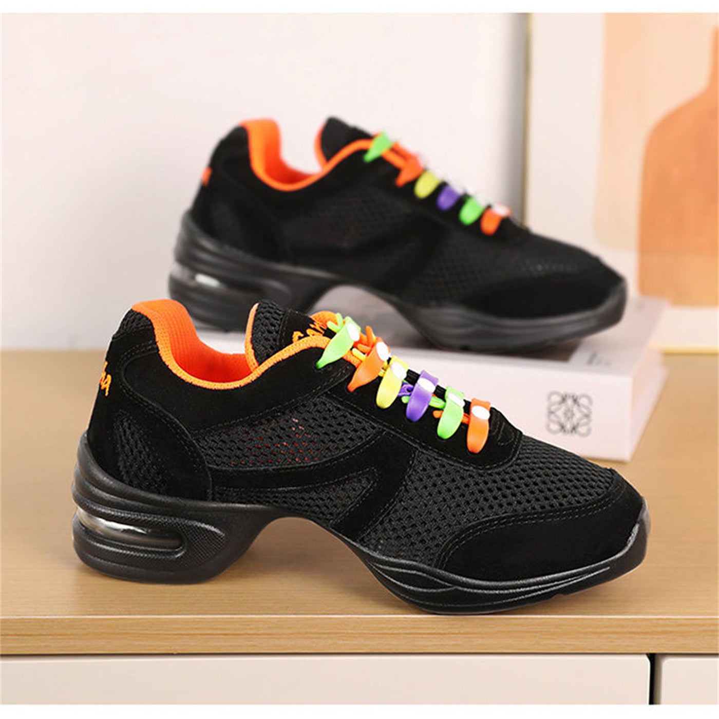 Women's Breathable Air Cushion Mesh Dance Shoes