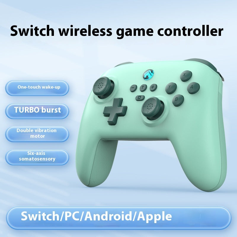 Wireless Bluetooth Game Controller with Six-Axis Sensor for Switch, PC, Android, iPhone