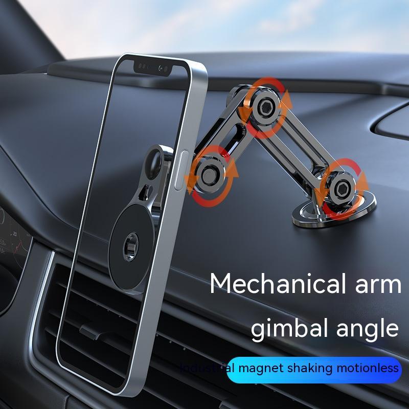 Black Magnetic Suction Car Phone Holder