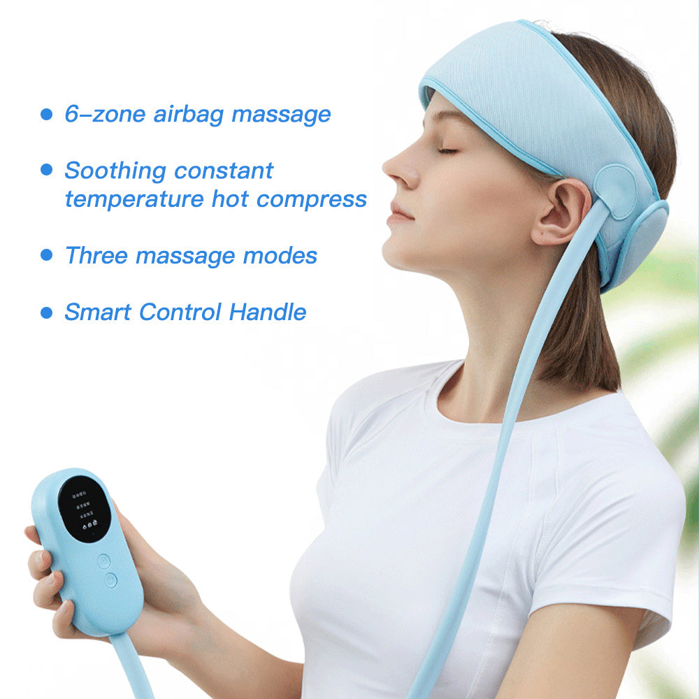 Multifunctional Hot Compress And Kneading For The Head