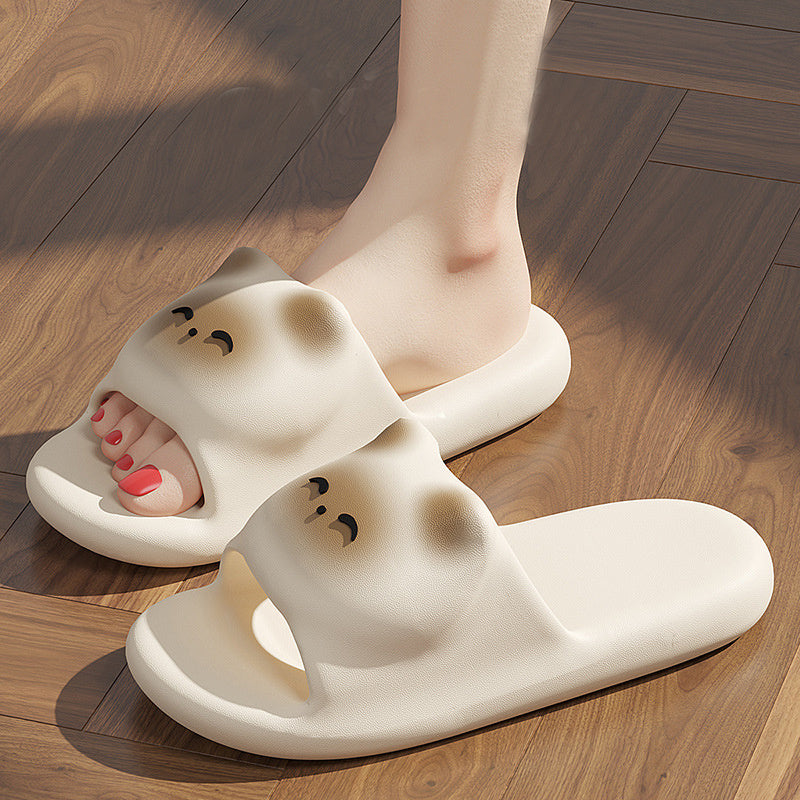 Cartoon Cat Home Non-slip Floor Bathroom Slippers