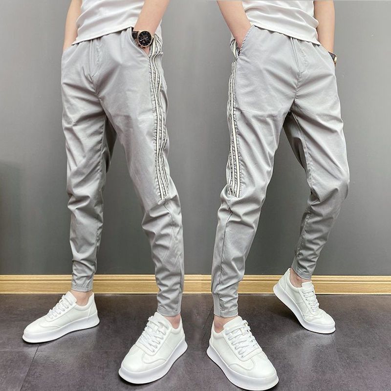 Pantalon Sarouel Homme Coupe Ample Coton Jambe Droite Grande Taille