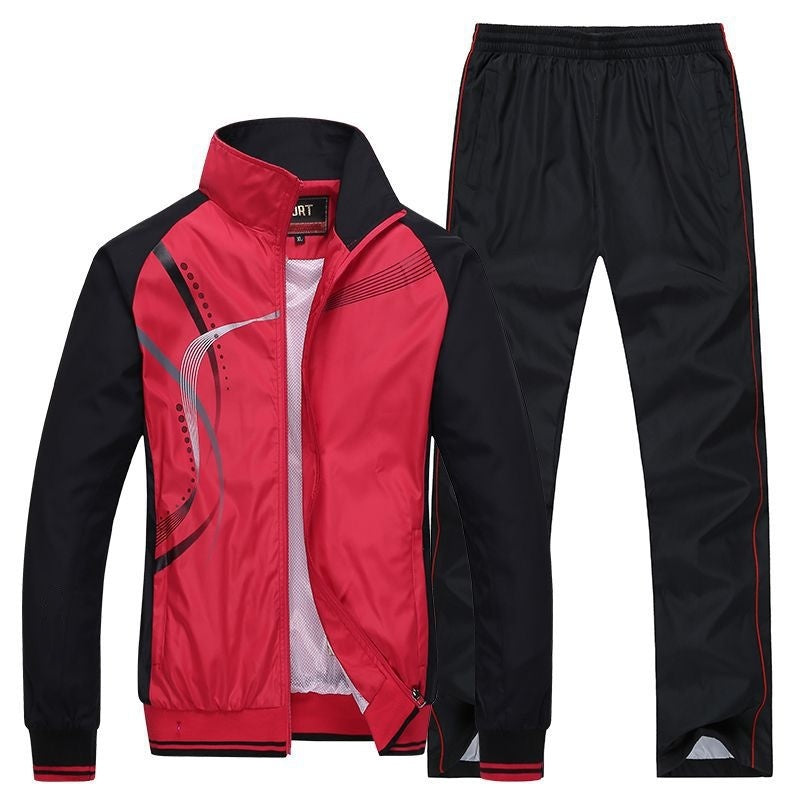 Spring & Autumn Couple Sports Suit Casual Student Unisex Tracksuit