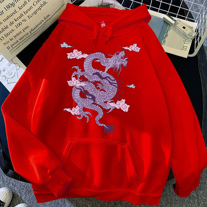 Pulls à capuche Dragon Chinois pour hommes