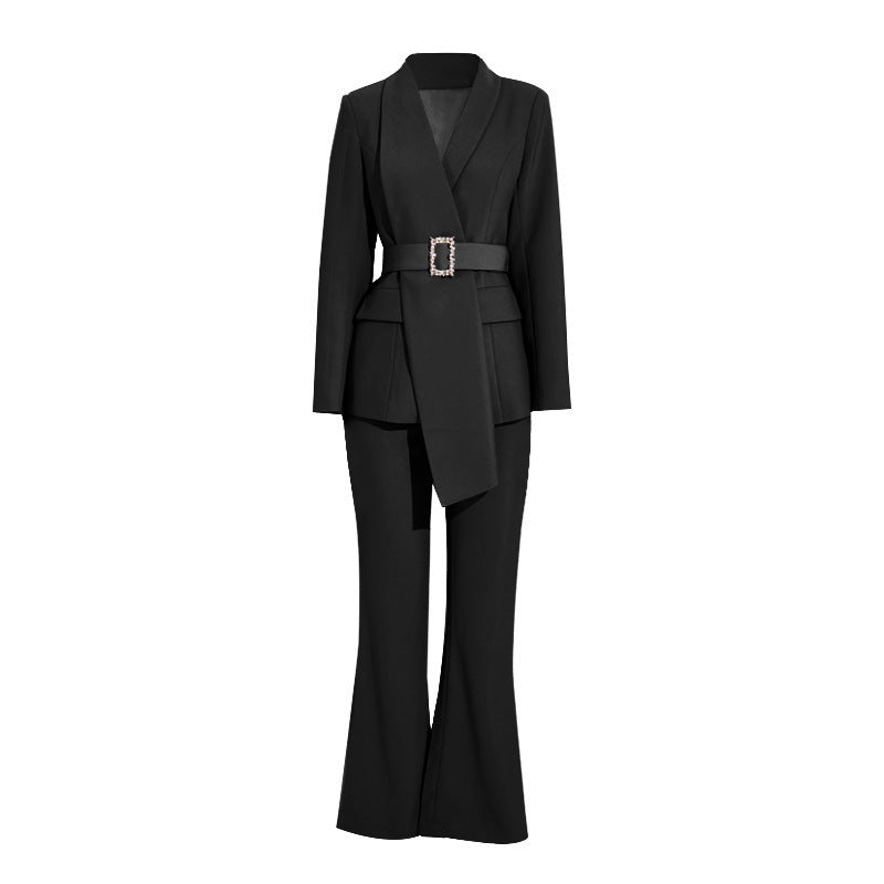 Fashionable Western-Style Female Suit with Celebrity Temperament