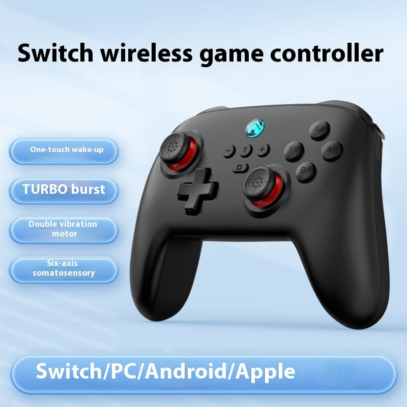 Wireless Bluetooth Game Controller with Six-Axis Sensor for Switch, PC, Android, iPhone