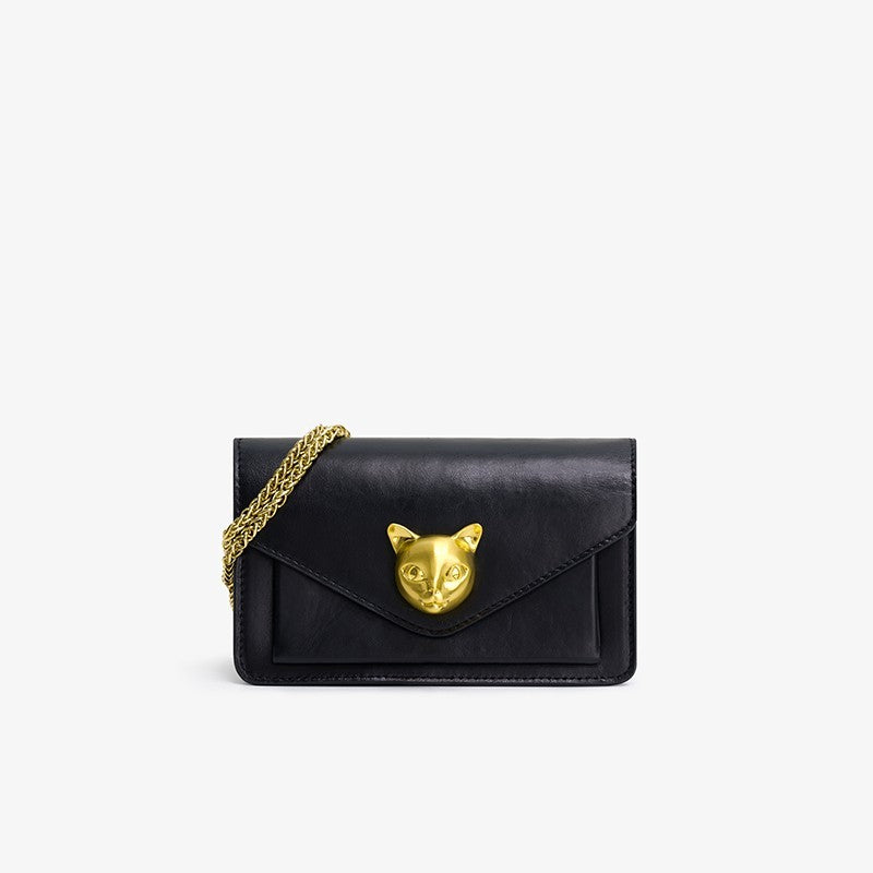 Cat Head Small Crowd Light Luxury Fashion Chain Bag