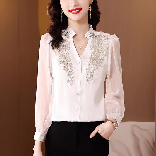 High Class Shirt With Fashionable Long Sleeves