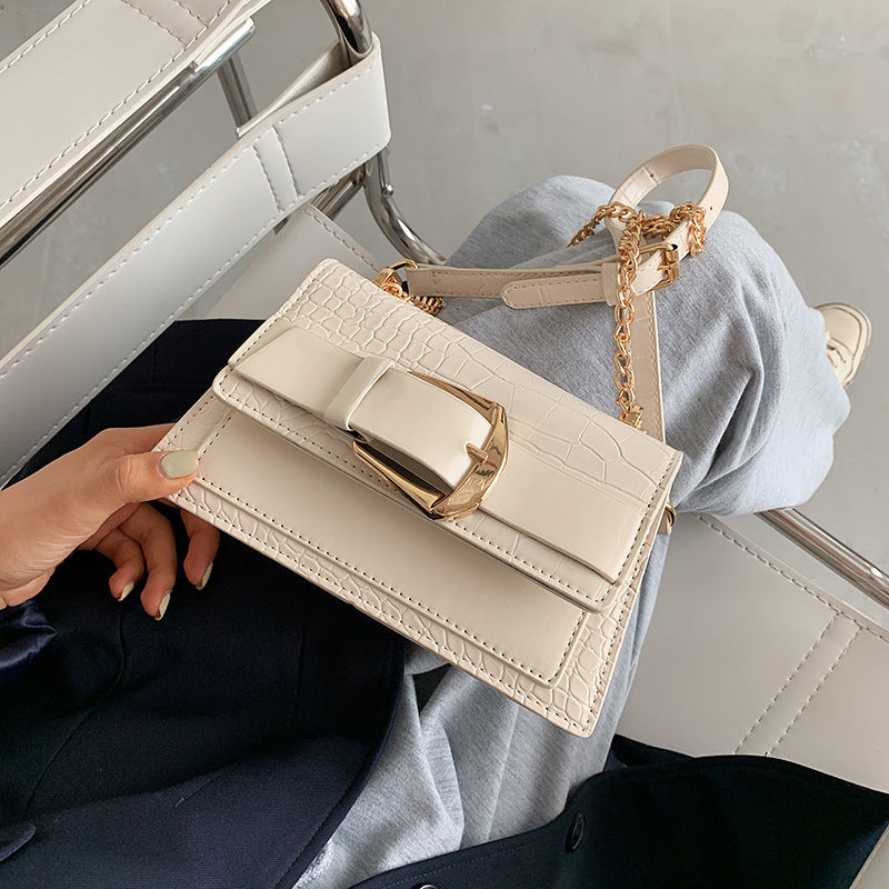 Pattern Flap Crossbody Bag Women's PU Leather Shoulder Bag