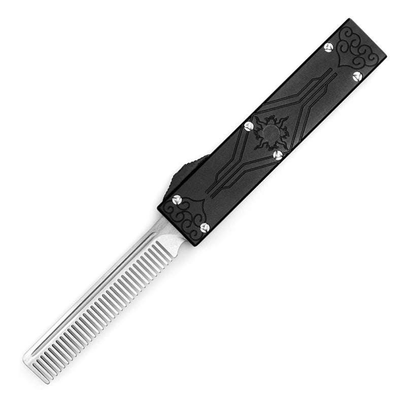 Aluminum Alloy Spring Comb – Stainless Steel Micro-Technology for Smooth, Tangle-Free Hair