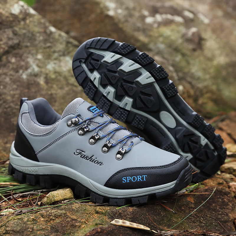 Chaussures décontractées d'extérieur antidérapantes à talon bas et coupe basse
