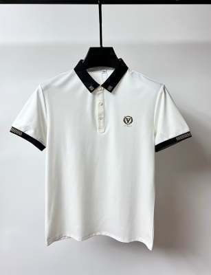 Polo polyvalent à revers et manches courtes pour homme