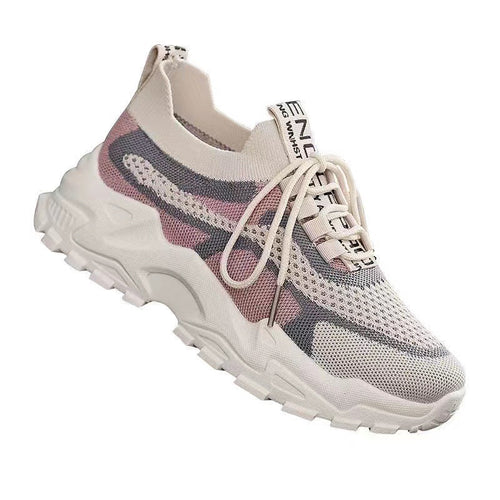 Women's Lightweight Breathable Dad Soft Sole Sports Shoes