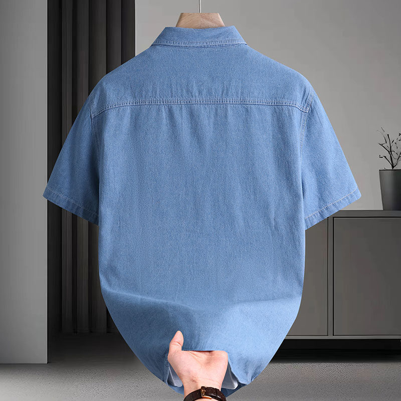 Veste décontractée homme, coupe ajustée, bleu foncé et bleu clair