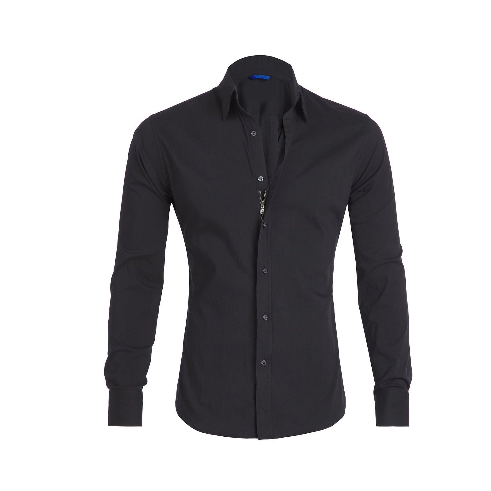 Men's Summer Long Sleeve Solid Color Button Cardigan