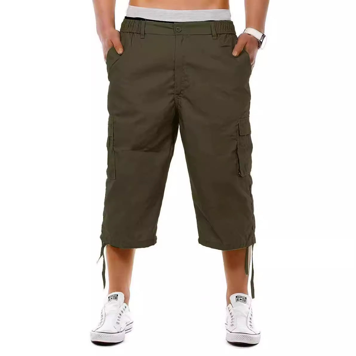Men's Casual Multi-pocket Workwear Shorts Loose Outdoor Casual Pants