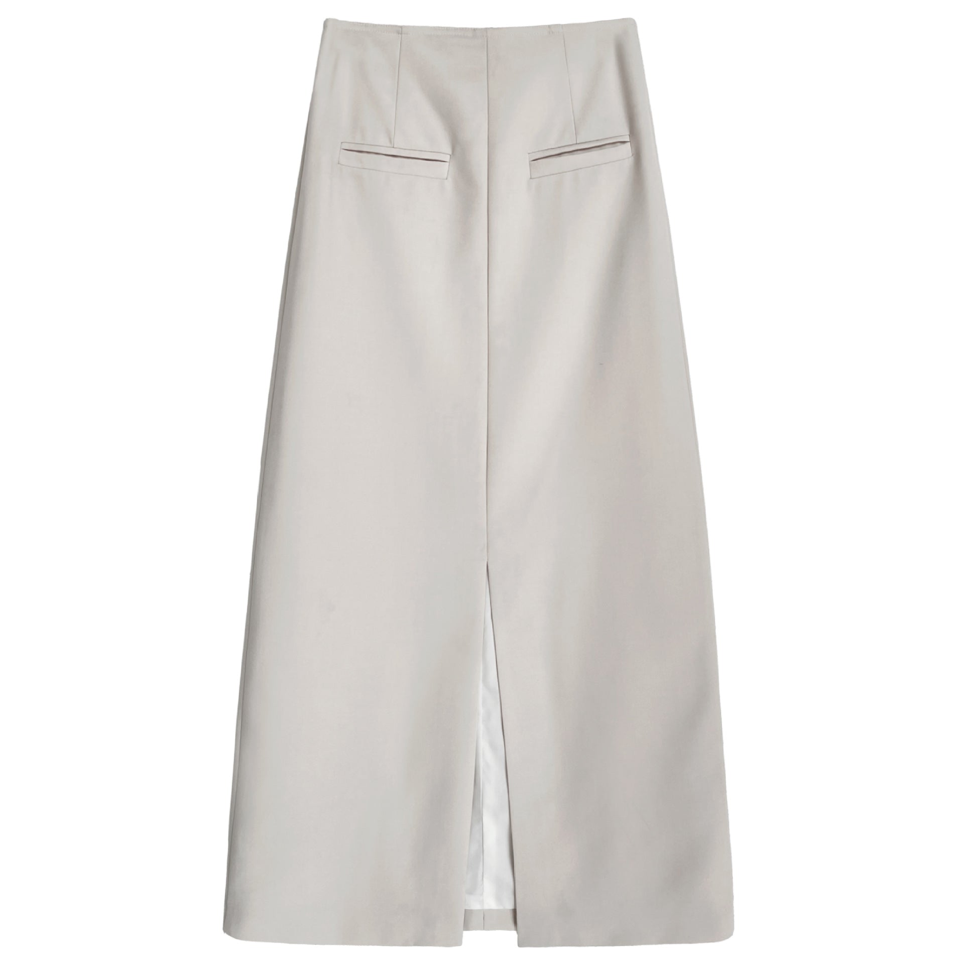 Jupe longue fendue en polyester pour femme Luxi Fashion