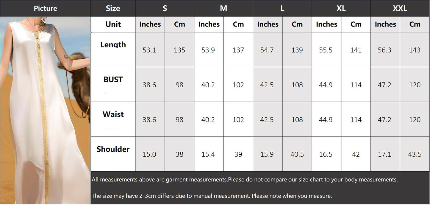 Arabian Women's Temperament And Fashion Heavy Embroidery Abaya Dress