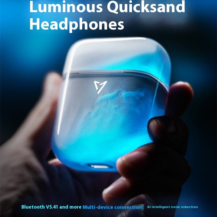 Luminous Quicksand Bluetooth Headset with Delay-Free Active Noise Cancellation for Sport & Gaming