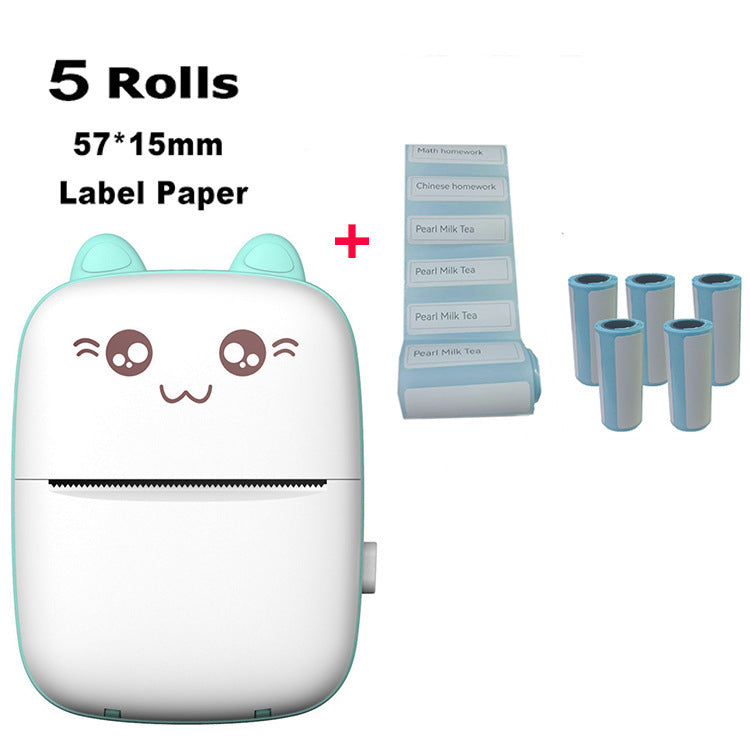 Mini Portable Pocket Printer USB Thermal Paper Student Wrong Question Machine