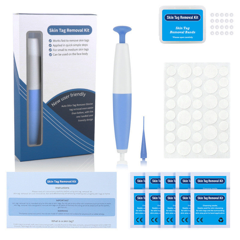 Skin Tag Removal Kit with Micro Bands – Safe, Painless Mole & Wart Remover for Home Use