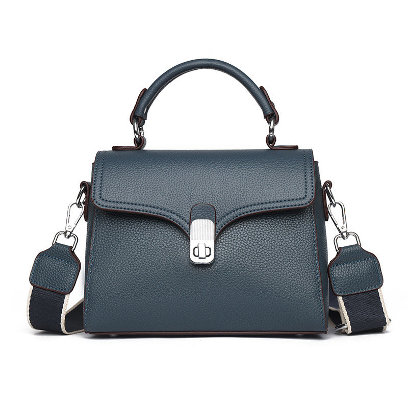 Women's Genuine Leather Portable Crossbody Bag 21x18x9cm