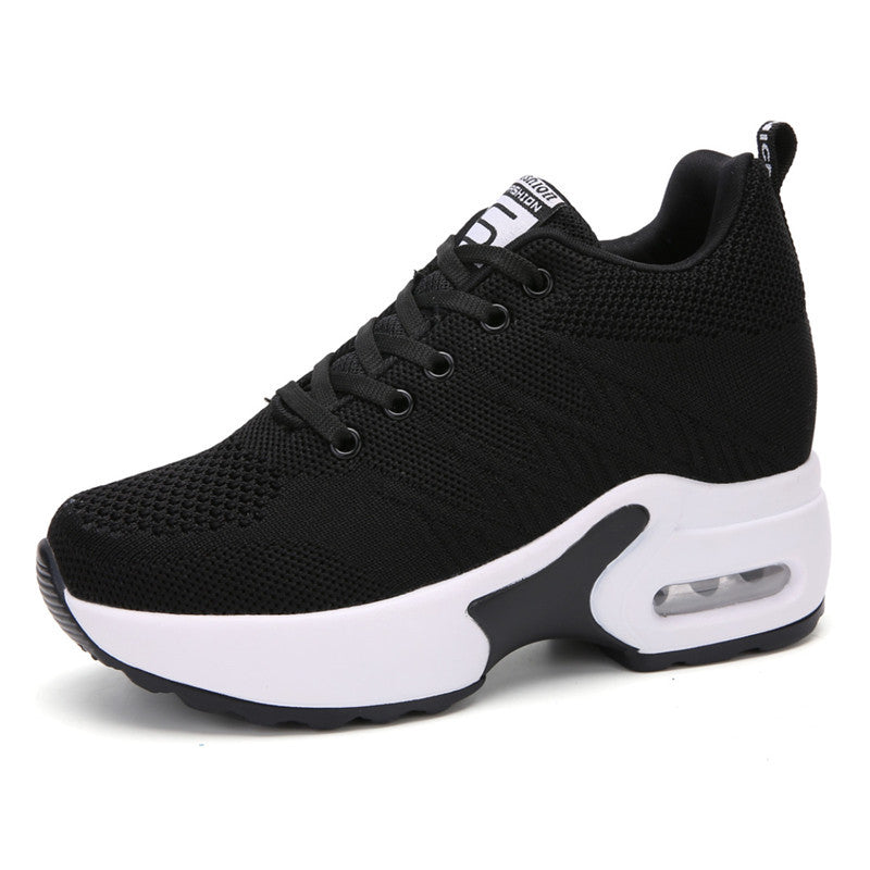 Lightweight Casual Travel Shoes for Women in White & Black