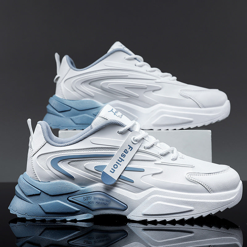 Breathable Mesh Running Shoes with Rubber Sole