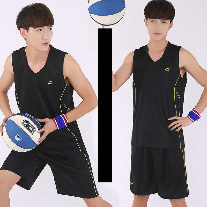 Sleeveless Cotton Polyester Vest and Running Shorts Sportswear