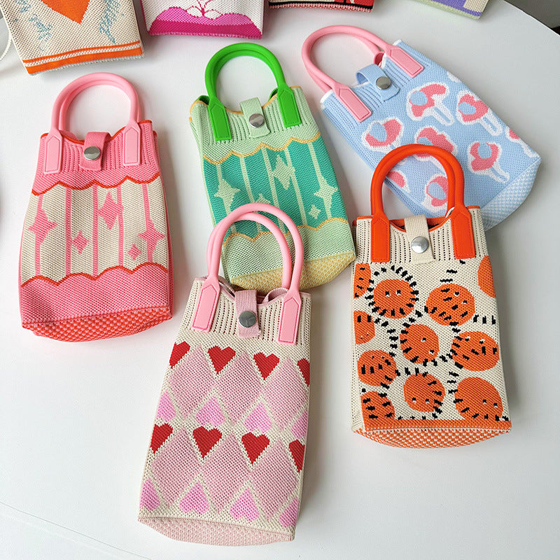 Knitted Mini All-match Small Portable Shoulder Bag