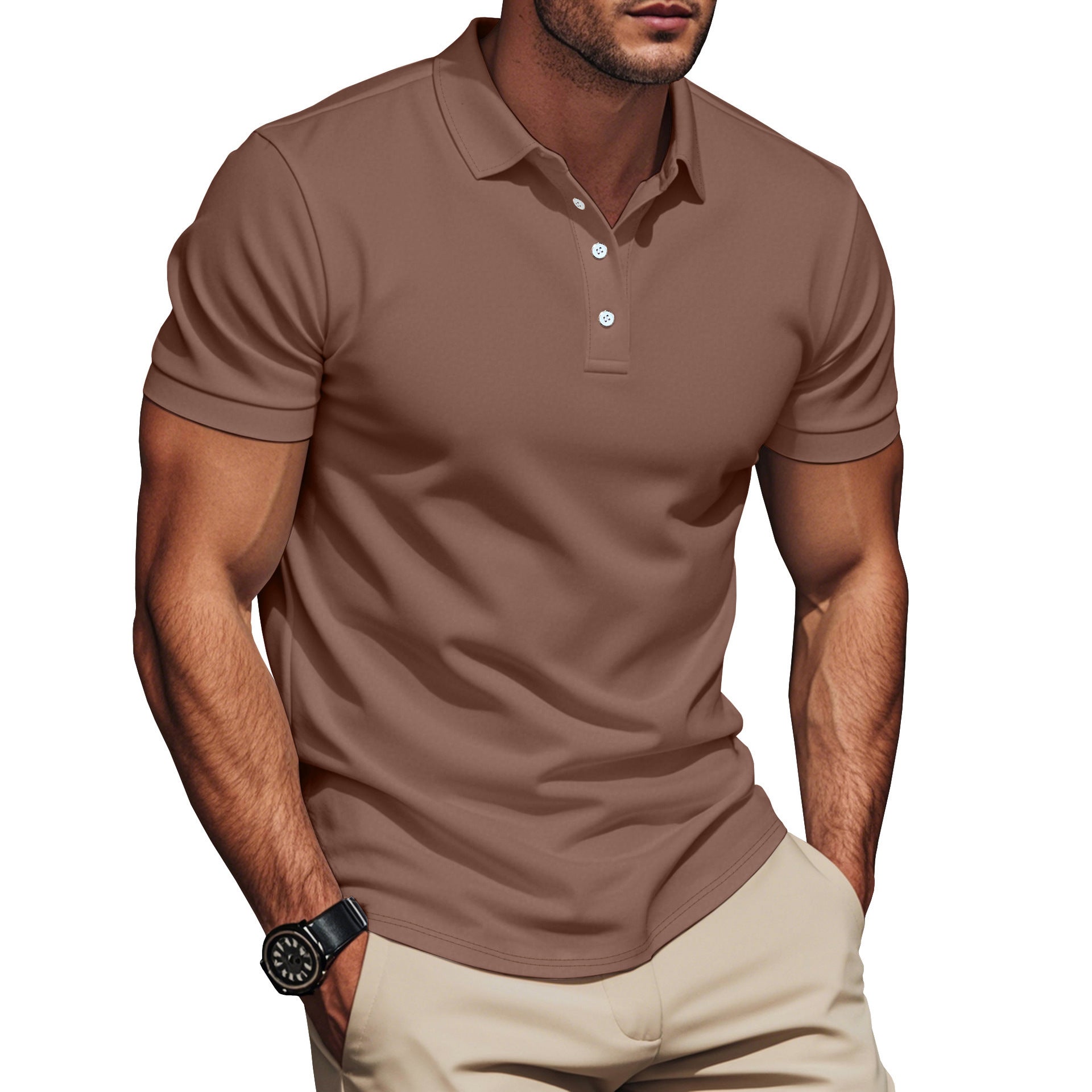 British Style Casual Summer Men’s T-Shirt in Multiple Colors