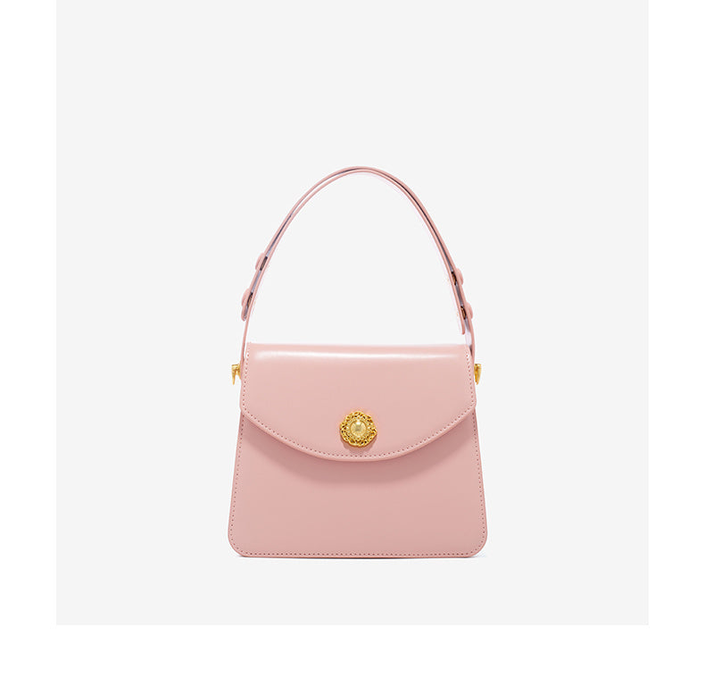 Women's Summer Texture Diagonal Handbag with Adjustable Strap