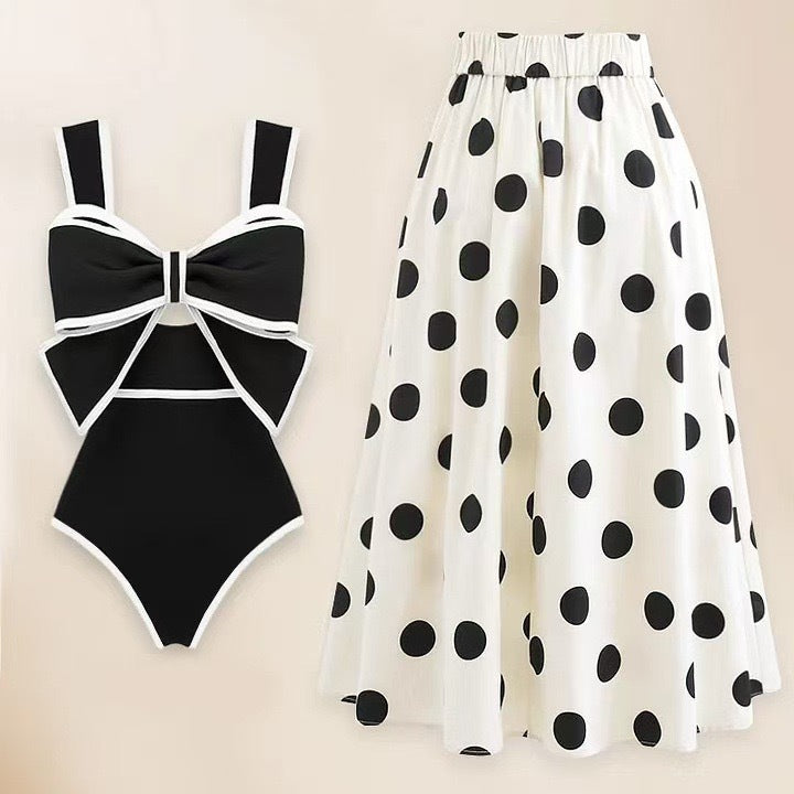 Conservative Women’s Bikini Suit with Skirt