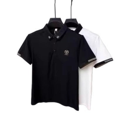 Polo polyvalent à revers et manches courtes pour homme