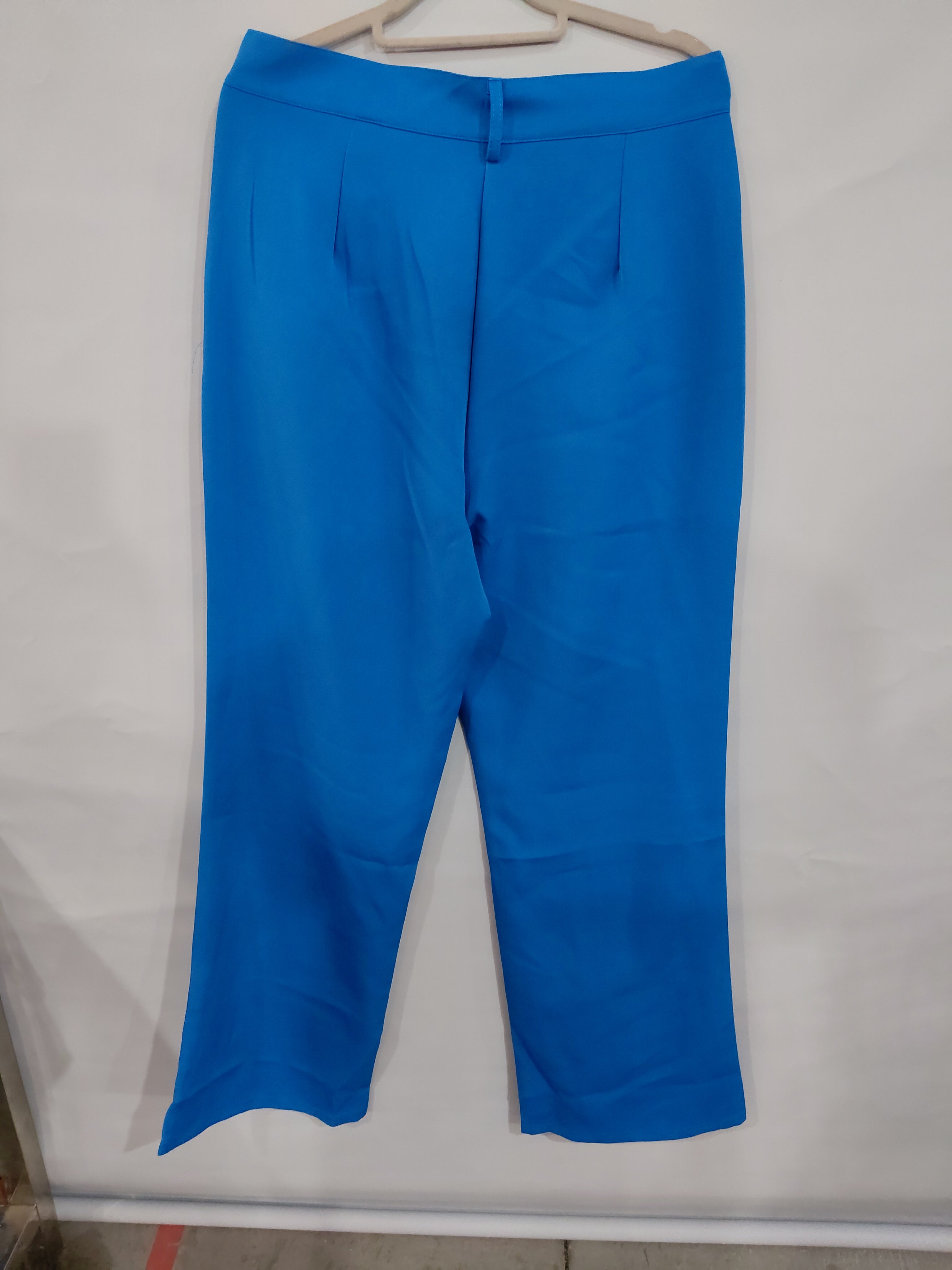 Ensemble blazer décontracté à revers et boutons et pantalon droit pour femme (2 pièces)