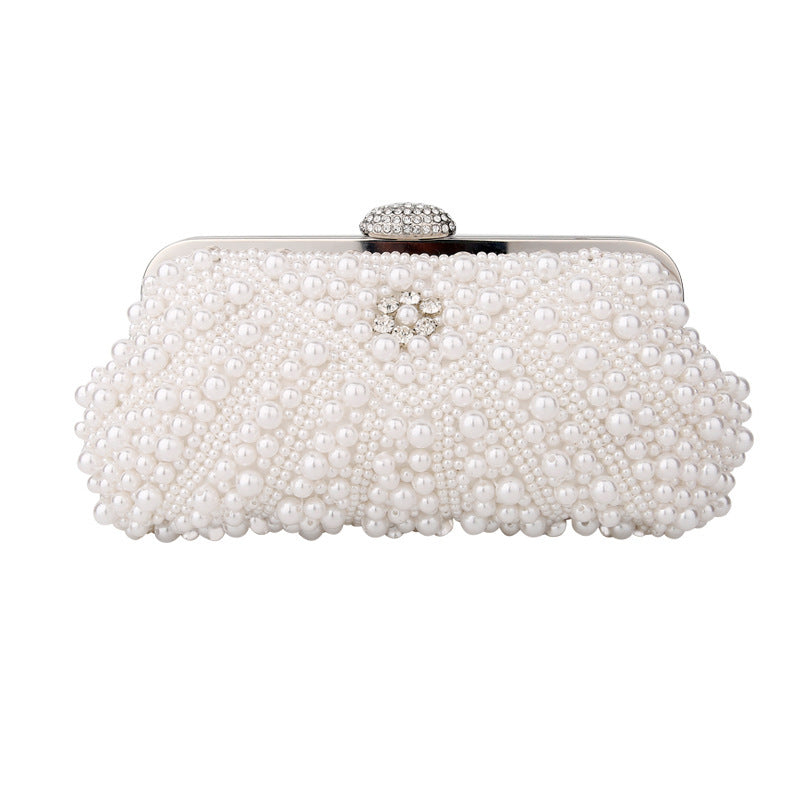 Banquet Pearl Beaded Cheongsam Dumpling Clutch