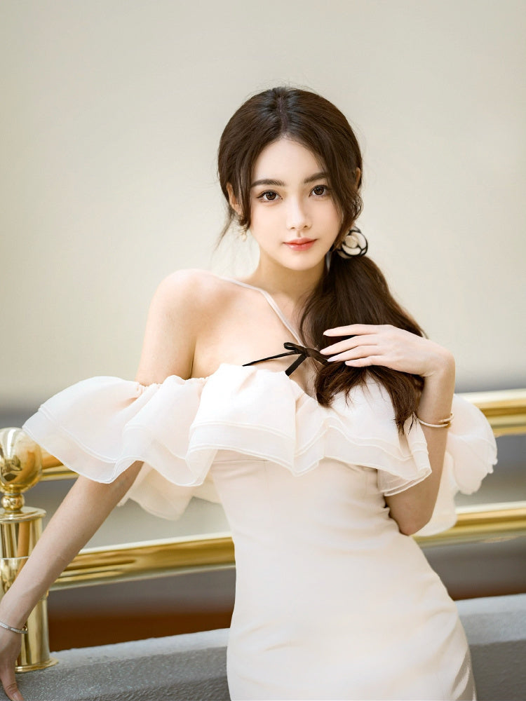 Women's Fashion Peplum Sheath Buttock Skirt