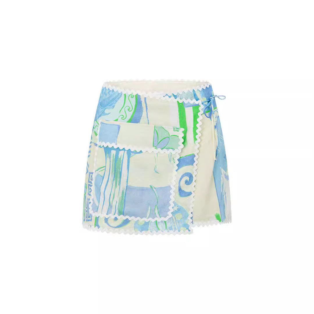 Fashion Lace Printing Fashion Suit